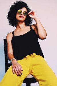Vibrant yellow